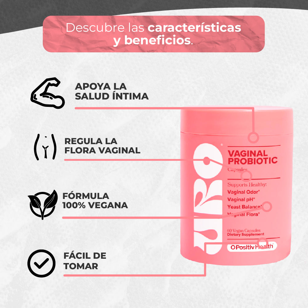 URO PROBIÓTICO VAGINAL - EQUILIBRIO ÍNTIMO, BIENESTAR COMPLETO