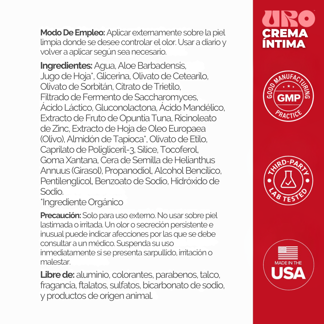 URO DESODORANTE® - ¡ADIÓS MAL OLOR! PROTECCIÓN INVISIBLE, FRESCURA TOTAL
