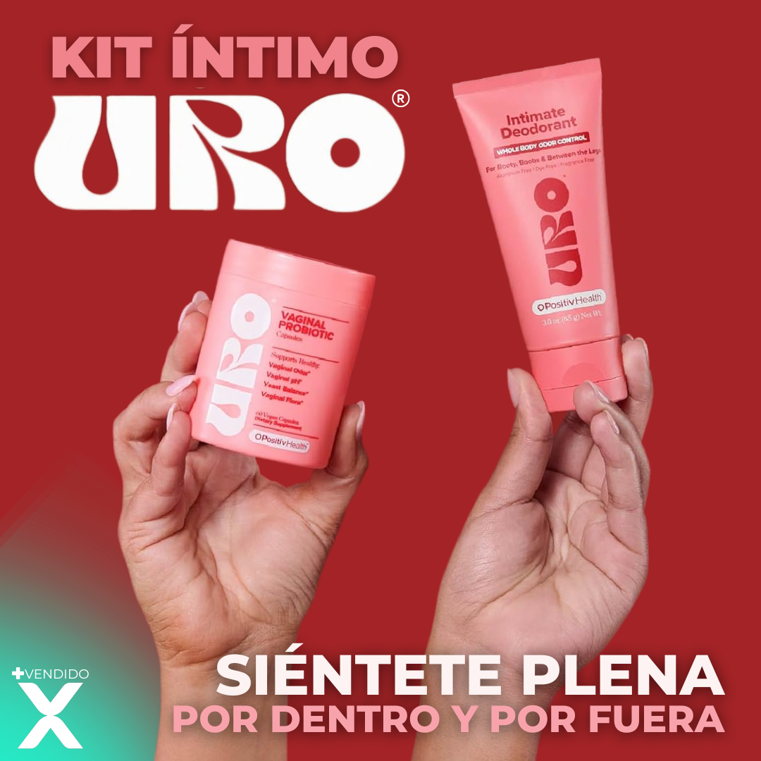 KIT ÍNTIMO URO®| SIÉNTETE PLENA, POR DENTRO Y POR FUERA - 100% NATURAL