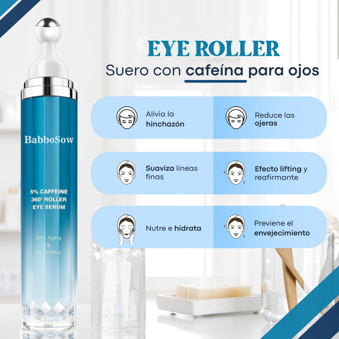 SERUM GLOWROLL® - ¡ADIÓS OJERAS! ILUMINA TU PIEL, DESPIERTA TU MIRADA