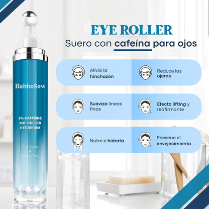 SERUM GLOWROLL® - ¡ADIÓS OJERAS! ILUMINA TU PIEL, DESPIERTA TU MIRADA