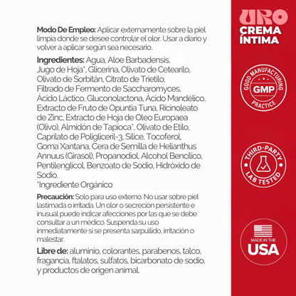 URO DESODORANTE® - ¡ADIÓS MAL OLOR! PROTECCIÓN INVISIBLE, FRESCURA TOTAL